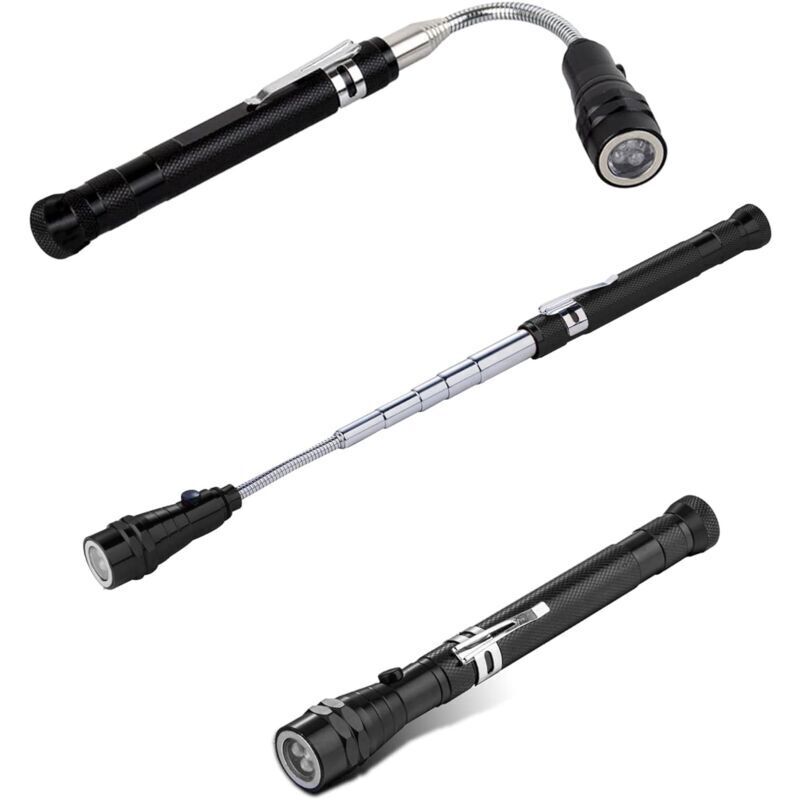 Lampe frontale ALOVEZ Télescopique Tête Flexible et Orientable 360°