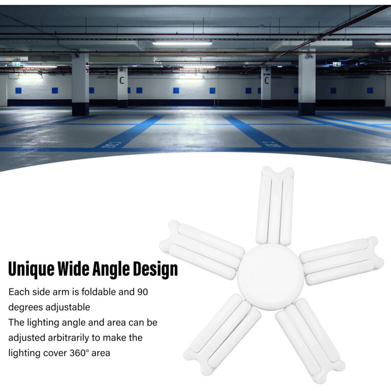 [Lampe Garage LED] [100W Blanc Neutre E27] [Lampe Garage Plafonnier LED 9000LM 40000H]