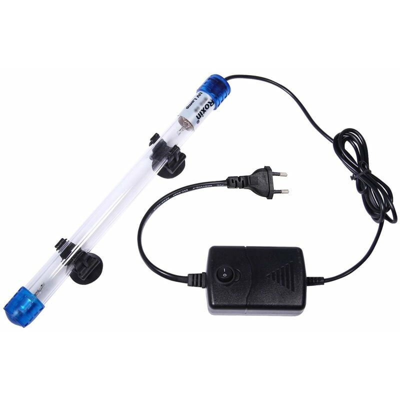 Lampe germicide bleue 11w norme européenne 220V lampe d'aquarium lampe uv d'aquarium,Lumière de paysage pour aquarium, piscine, piscine