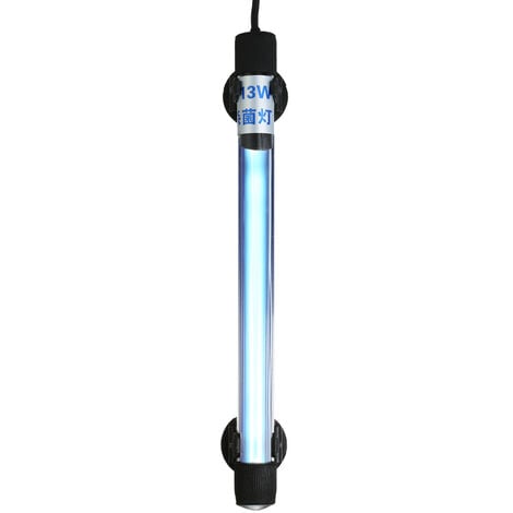 Lampe germicide UV d'aquarium, lampe de desinfection UV d'aquarium norme europeenne 13W