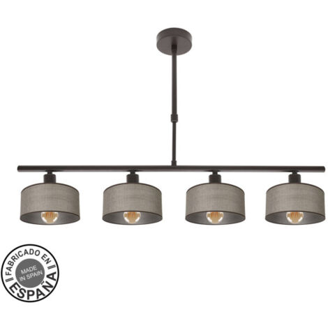 lampe gilda 4xe14 marron regx76x14 cm