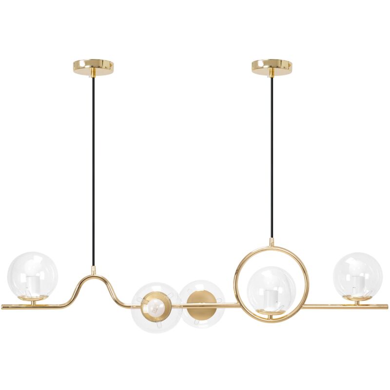 Lampe suspendue APP1023-5CP or 5-POINTS de lumière E27 12X100X20-110CM reglable