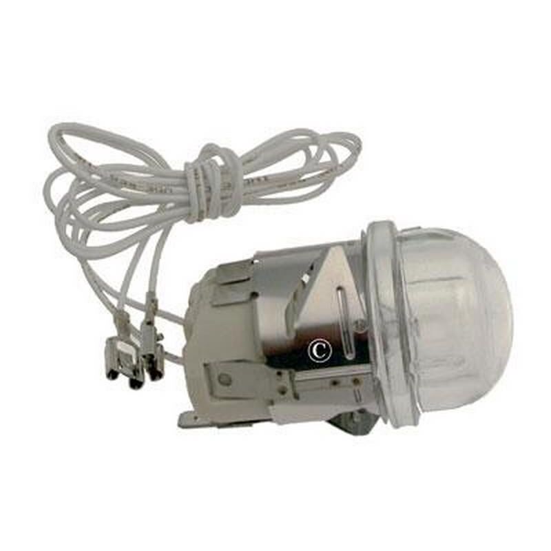 Lampe halogene+douille+cache pour four fagor brandt vedette sauter de-dietrich