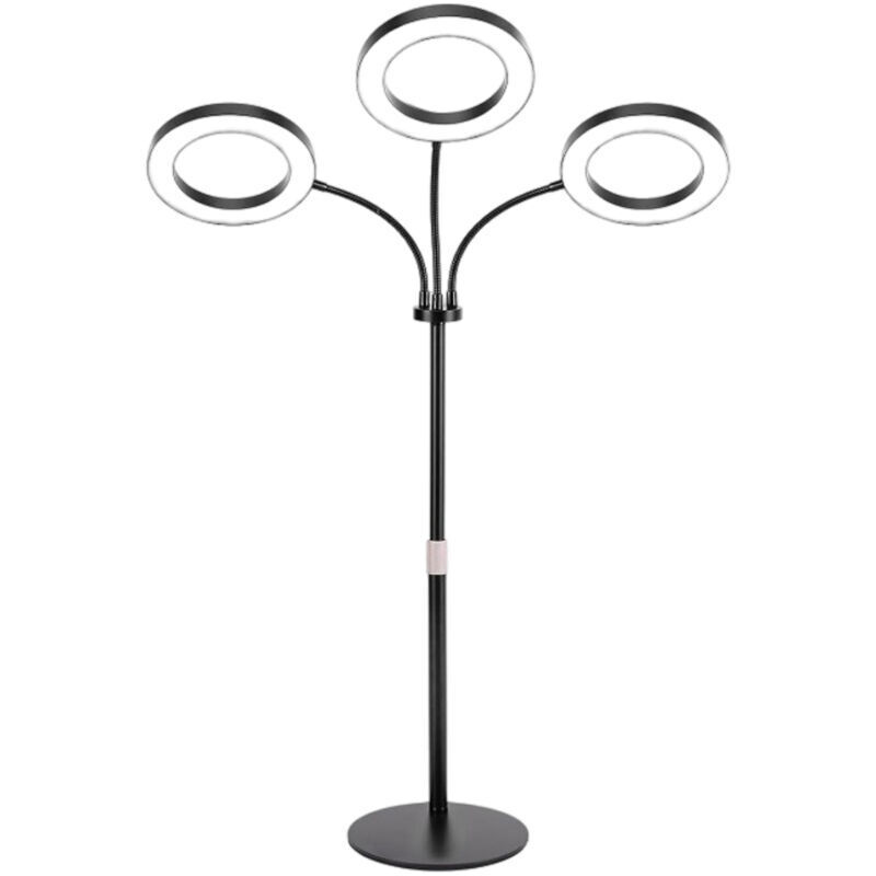 Lampe horticole LED à spectre complet pour plantes d'intérieur, éclairage réglable avec 72 LED, niveaux de luminosité dimmables, minuterie 3/9/12