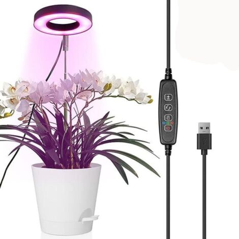 Lampe horticole tricolore rouge, bleue et blanche, 45 W, 256 LED à spectre complet pour la culture hydroponique, adaptée aux plantes et aux légumes.