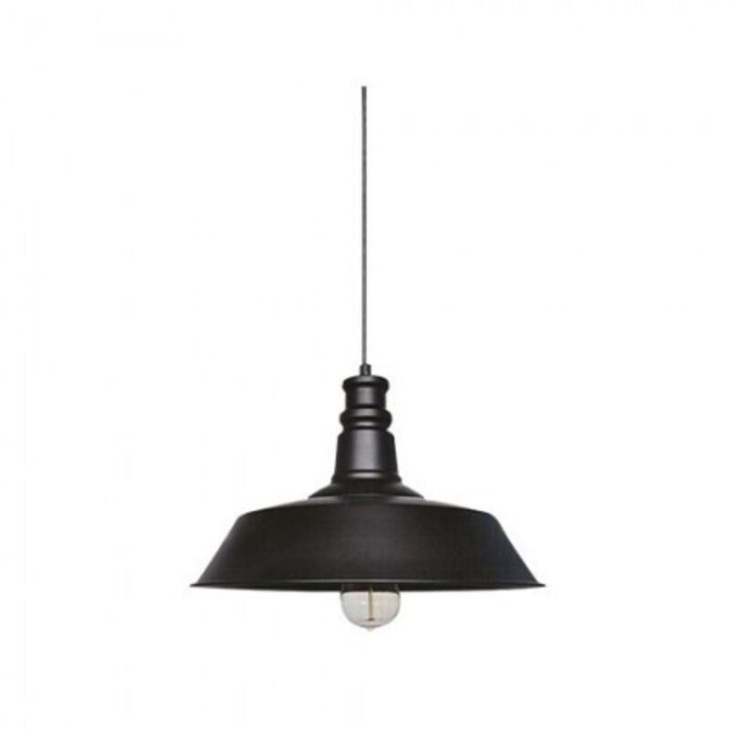 Suspension industrielle Line 1M en métal noir