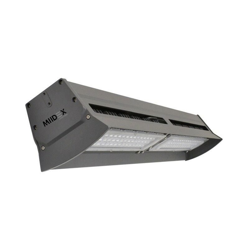 Miidex Lighting - Lampe Industrielle LED intégrées 200W | blanc-neutre-4000k