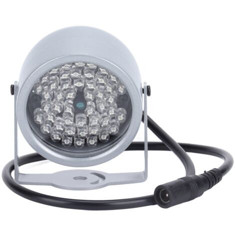 Lampe infrarouge de vision nocturne IP5 étanche à la pluie, 48 LED IR, pour caméra de surveillance de parking
