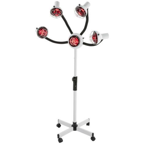 Lampe infrarouge Lampe à lumière rouge Lampe chauffante Lampe infrarouge Lampe sur pied Avec support 750W