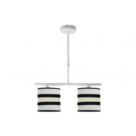 Lampe Karla 2xe14 Blanc/beige Regx43x14 Cm