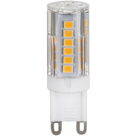 Ampoule LED G9,Damtong 5W Blanc Chaud 3000K Lampe LED G9,Equivalent 50W  Halogène Lumière,Économie
