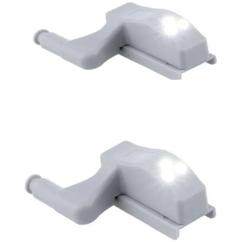 Lampe LED à détecteur de mouvement pour charnières de placard universelles, idéale pour la cuisine, le salon, la chambre, les placards et les