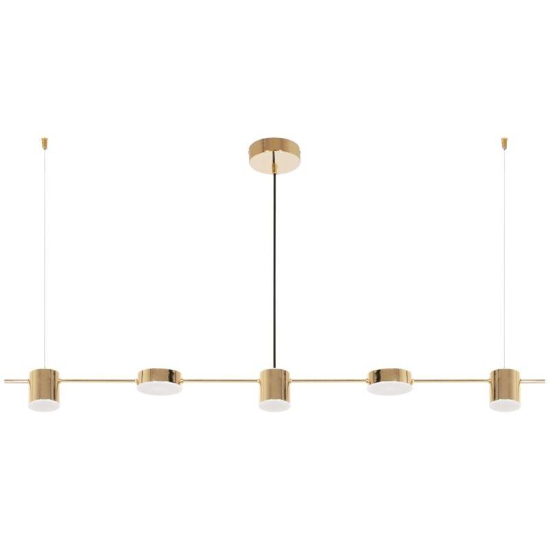 Lampe suspendue APP929-5CP or led 5-POINTS de lumière 24W 115X10X7,5CM reglable