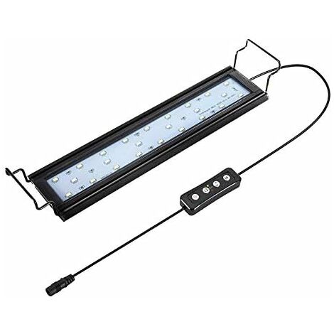 Lumière Led ultra-mince pour petit aquarium, mini lampe de serrage d' aquarium, 10w (blanc)
