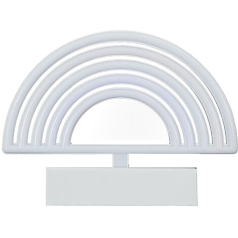 Lampe LED arc-en-ciel avec effet néon