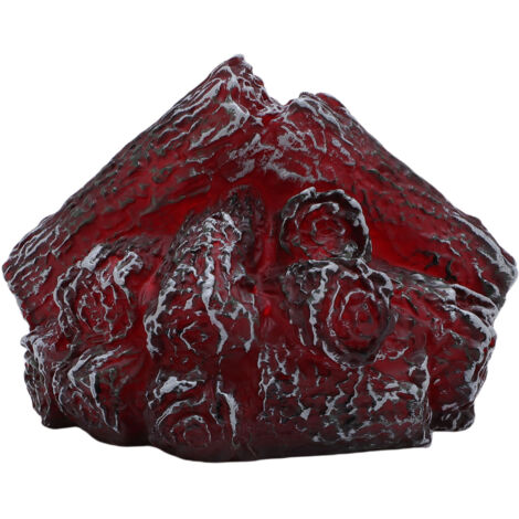 Lampe LED artificielle au charbon de bois, veilleuse de feu de camp, cheminée sans flamme, pour décoration intérieure et extérieure de fête, maison