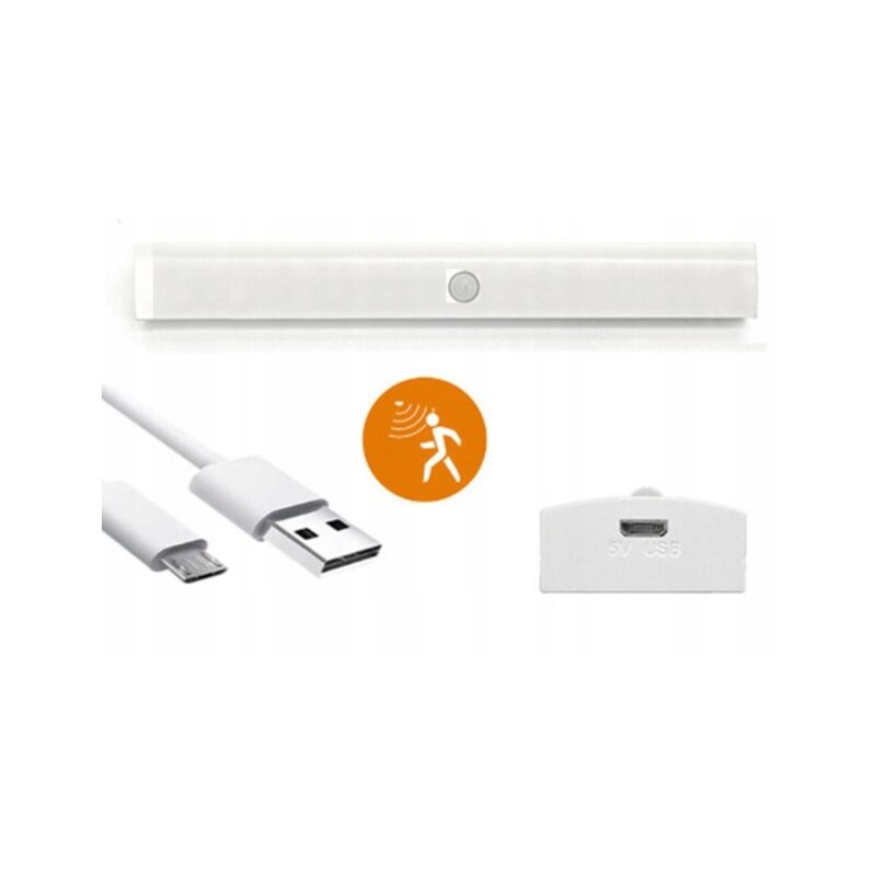 LAMPE LED AUTO-ADHÉSIVE DÉTECTEUR DE MOUVEMENT 50 cm 68LED