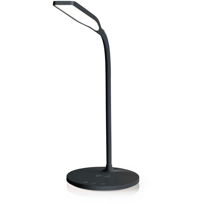 Nedis - lampe led avec chargeur sans fil gradateur - sur produit led qi 15 w avec gradation blanc chaud blanc froid blan