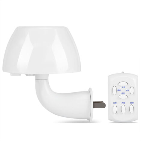 Lampe LED avec télécommande et contrôle du son, décoration d'éclairage pour chambre à coucher