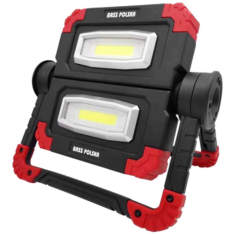 Lampe LED COB, rechargeable, pliable, double