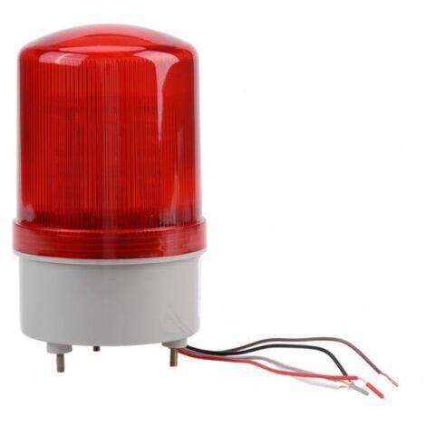 Lampe LED d’alerte d’urgence, voyant clignotant rouge rotatif, gyrophare stroboscopique d’alarme, lumière rouge rotative, 220 V CA