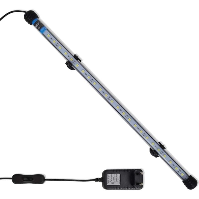 Lampe led d'aquarium 48 cm Blanc Vidaxl