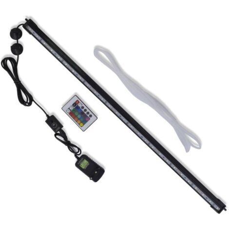 Lampe LED de bulles d'aquarium Plafonnier Ampoule LED RVB 71 cm 85297