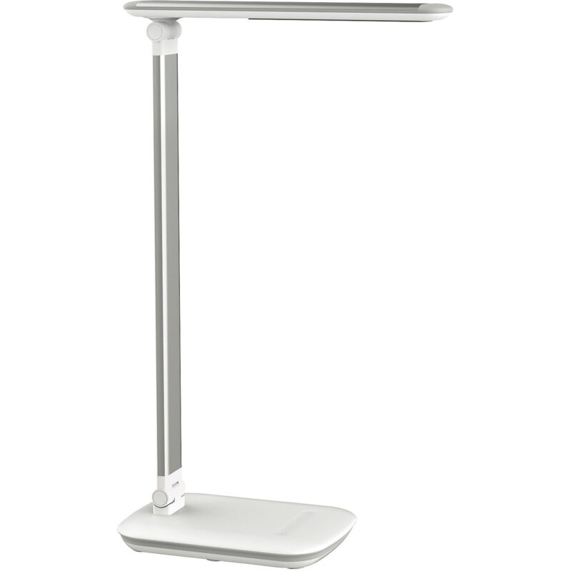 Maul - Schreibtischleuchte Alu./Ku.weiß H.425mm m.Standfuß led