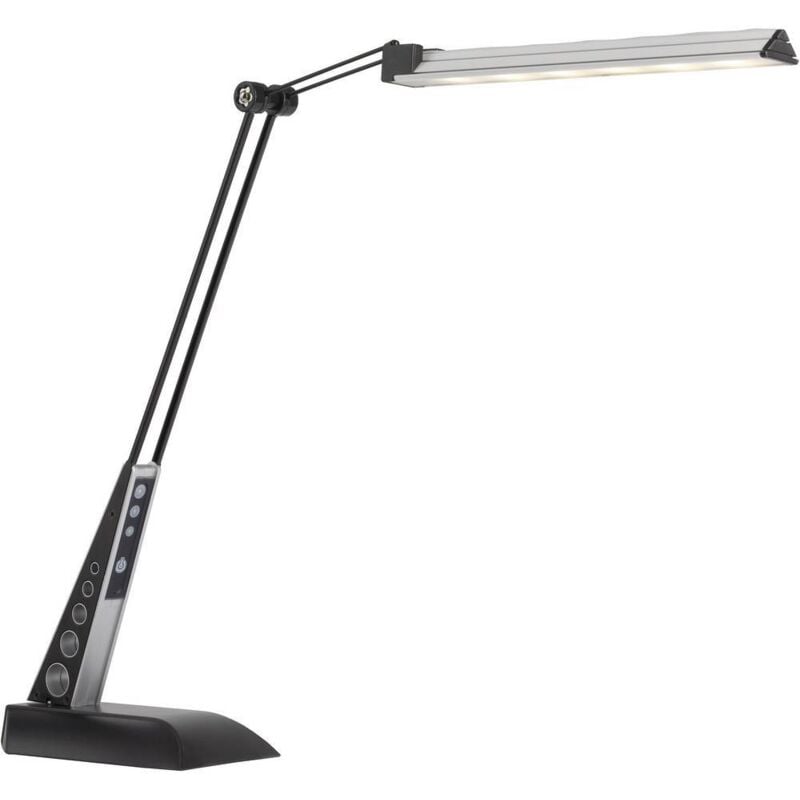 Brilliant - Lampe de bureau à led Jaap led intégrée 6 w noir, chrome