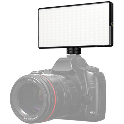 Lampe LED de poche 12W, 192 LED, température de couleur 2500K-9000K, IRC95, pour streaming, home studio, photographie commerciale
