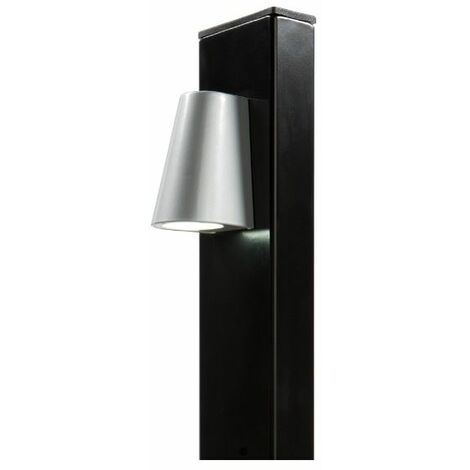 Lampe LED design pour poteau avec fixation LOCINOX