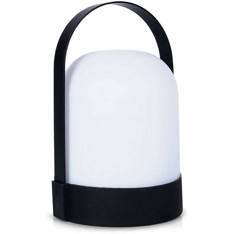 Lampe led en forme de lanterne avec poignée, 21 cm
