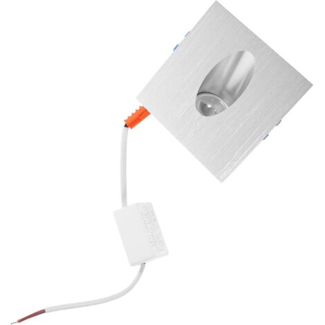 Lampe Led Escalier Carré Encastrée Blanc Froid 6000 - 6500k Alliage