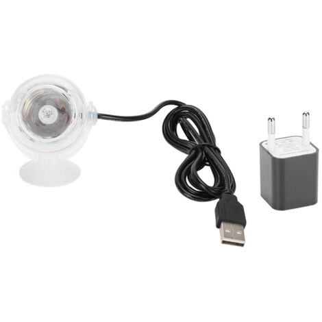 Lampe LED étanche et submersible pour aquarium, dégradé de couleurs, en plastique, pour aquarium d'eau douce et d'eau de mer, accessoires 100-240 V, prise UE bleue