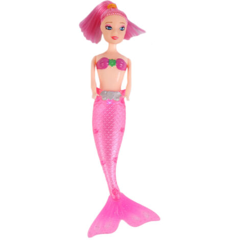 Lampe LED étanche pour piscine, jouet de bain pour filles, poupée lumineuse cadeau