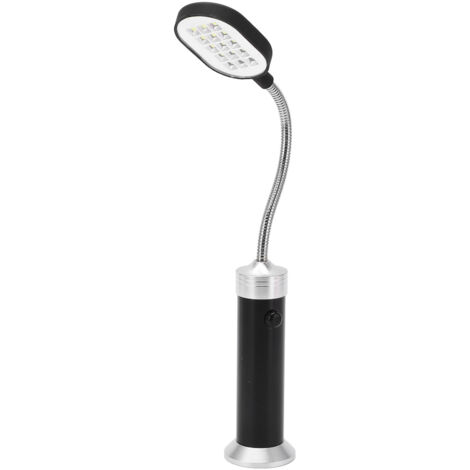 Lampe LED Extérieure Magnétique 360° Haute Luminosité Résistante aux Intempéries pour Pêche BBQ Vélo Noir