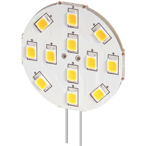 OHM-EASY Lampe LED G4 12V 2W blanc chaud diamètre 30 mm