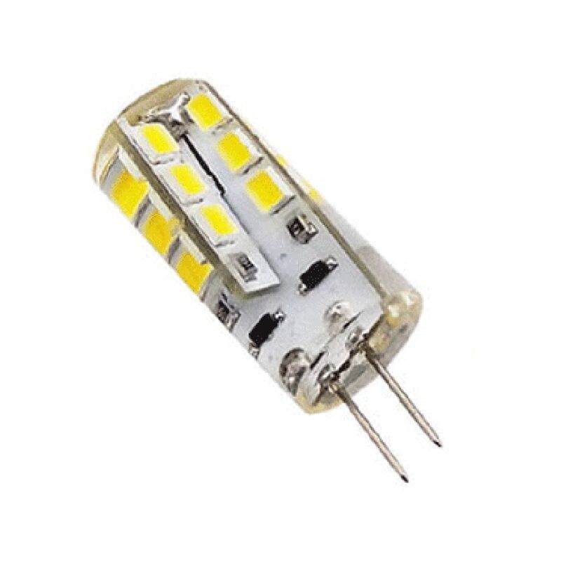 Lampe led G4 silicone 2W2 12VDC blanc chaud diamètre 12 mm
