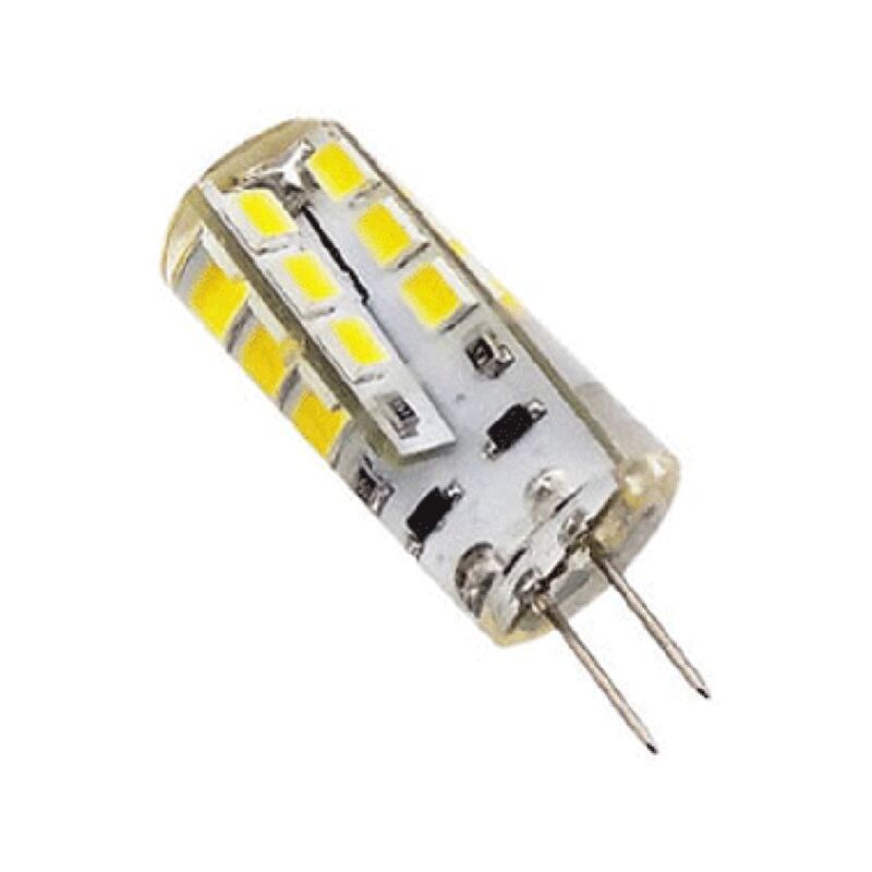 Lampe led G4 silicone 2W2 12VDC blanc froid diamètre 12 mm