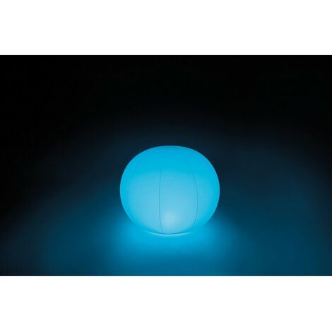 Boule LED Lumineuse Flottante Gonflable Pour Piscine Intex 28694 - Piscines -france.fr