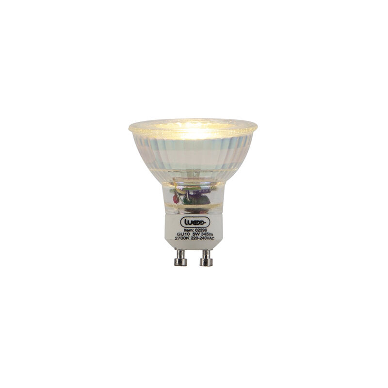 Luedd - Lampe LED GU10 dimmable 3 niveaux dimmable 5W 345lm 2700 K.