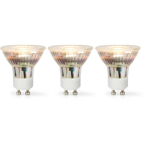 Lampe led gu10 spot 45 w 345 lm 2700 k varm vit retrostil 3 deg