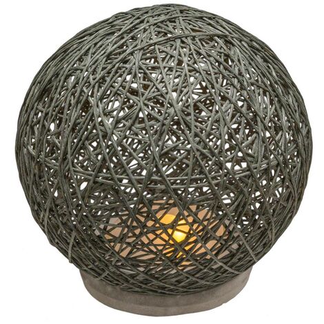 Lampe LED Hady gris H18,5cm - Atmosphera créateur d'intérieur