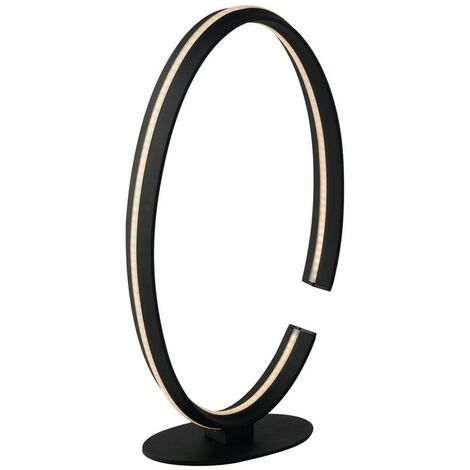 Lampe LED intégré Clarke Noir ampoules 41cm
