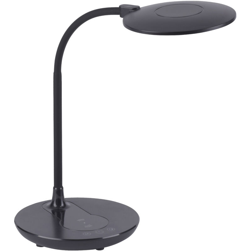 Lampe LED JUST LIGHT 14416-18 noire, 5W, 600lm, CCT, charge téléphones Lampe LED JUST LIGHT 14416-18 noire, 5W, 600lm, CCT, charge téléphones