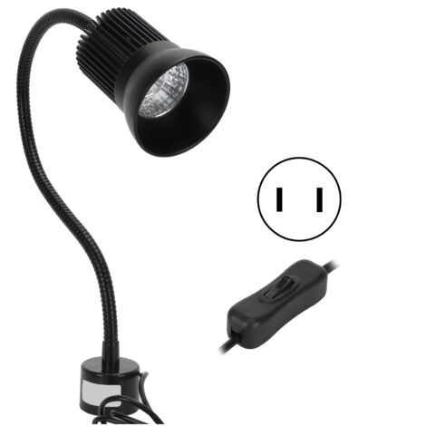 Lampe LED magnétique 7W flexible pour atelier, machine à coudre, fraiseuse CNC, 110V-220V
