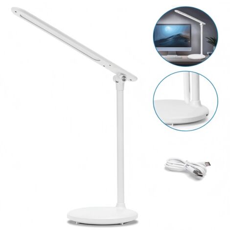 Lampe LED multifonctionnelle rechargeable par USB avec luminosité et couleur réglables en continu pour le travail