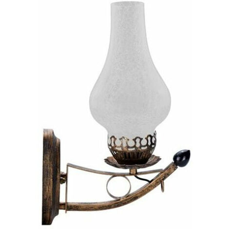 Lampe LED murale Flamme 5W BRONZE - SILUMEN
