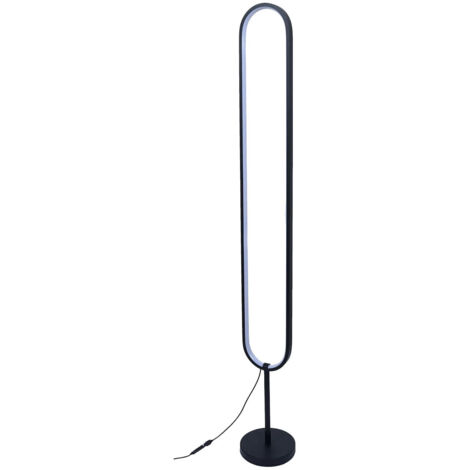 Lampe LED Ovale sur Pied H120cm Eclairage Blanc Chaud