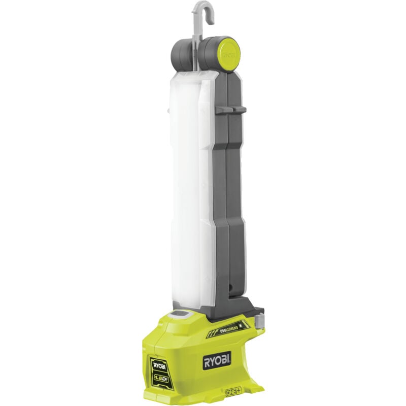 Ryobi - Lampe led pliable R18ALF-0, batterie 18V, 850 lumens, 5700K, corps uniquement